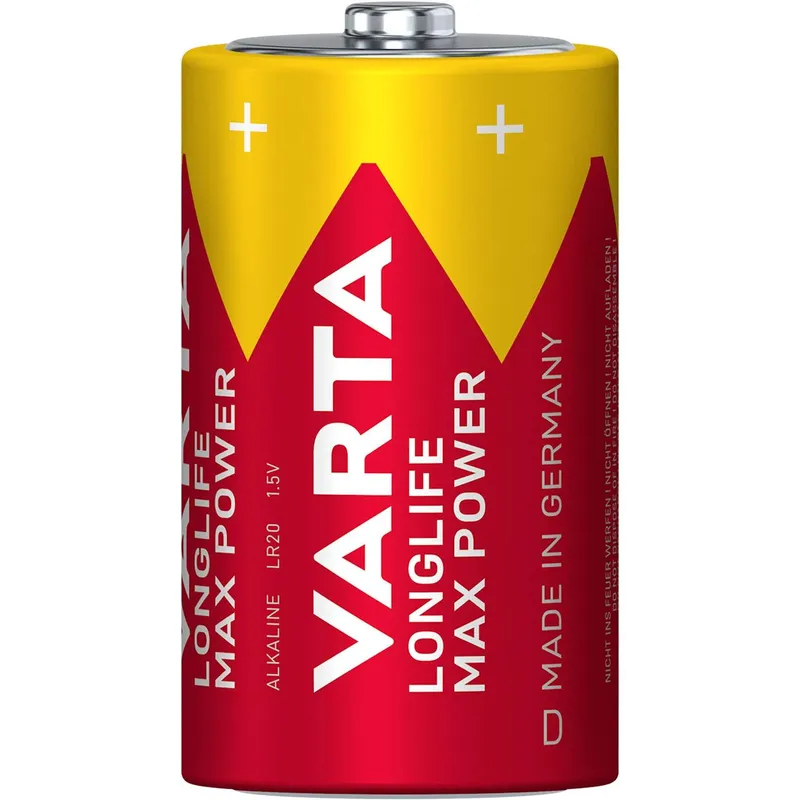 Bild 2 för VARTA Longlife Max Power D LR20-batteri 2-pack