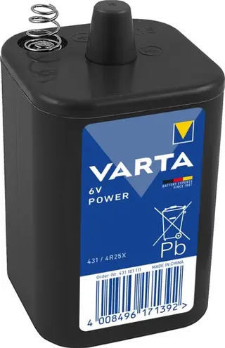 Produktfoto för Varta Longlife Plus 431 - Batteri - Zinkklorid - 8.5 Ah