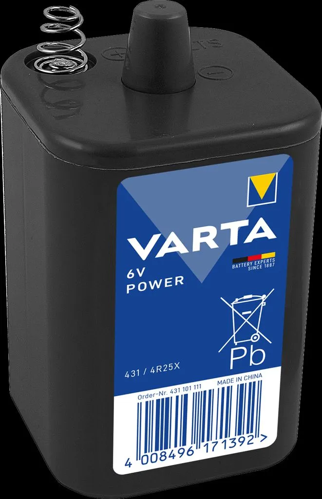 Alternativ bild 0 för Varta Longlife Plus 431 - Batteri - Zinkklorid - 8.5 Ah