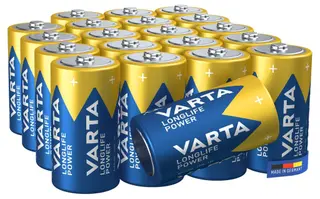 Produktfoto för VARTA Longlife Power C batteri SCAND, 20-pack