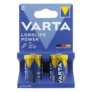 Produktfoto för Varta Longlife Power C LR14-batteri 2-pack