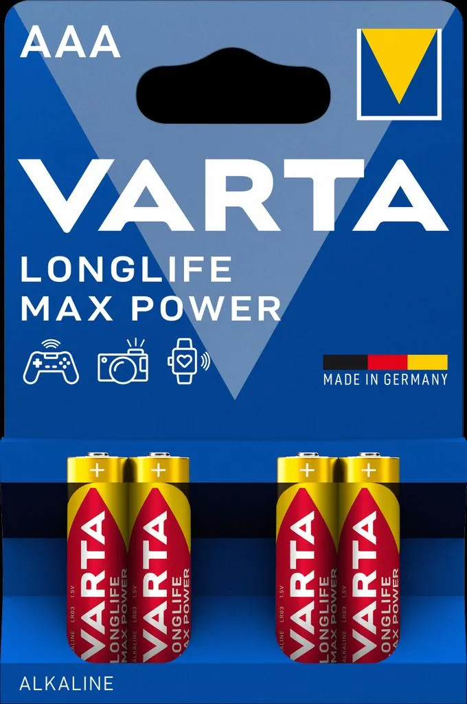 Alternativ bild 0 för Varta Maxi-Tech - Batteri AAA - alkaliskt - svart, gul