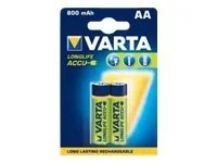 Alternativ bild 0 för Varta Power Accu 56736 - Batteri 2 x AA-typ - NiMH - (uppladdningsbara) - 800 mAh