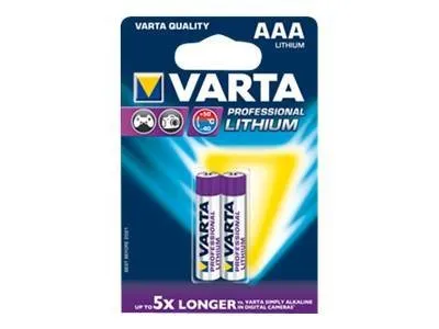 Alternativ bild 0 för Varta Professional - Batteri 2 x AAA - Li - 1100 mAh