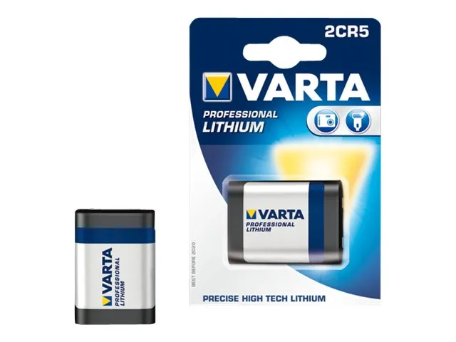 Alternativ bild 0 för Varta Professional - Batteri 2CR5 Li 1600 mAh