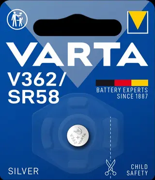 Produktfoto för VARTA V 362 - batteri - SR58 - silveroxid