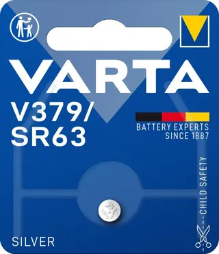 Produktfoto för Varta V 379 - Batteri SR63 - silveroxid - 14 mAh