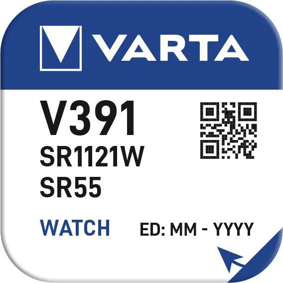 Alternativ bild 0 för Varta V 391 - Batteri SR55 - silveroxid - 40 mAh