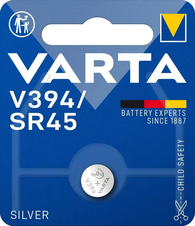 Bild 1 för Varta V 394 - Batteri SR45 - silveroxid - 67 mAh