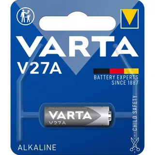 Produktfoto för Varta V27A, Engångsbatteri, LR27A, Alkalisk, 12 V, 1 styck, 19 mAh