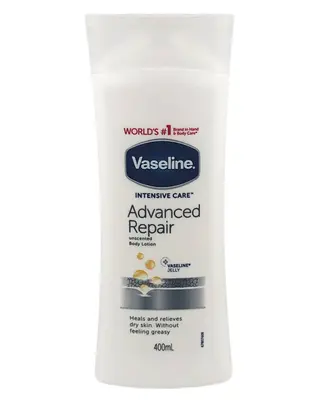 Produktfoto för Vaseline Advanced Repair Unscented Body Lotion 400 ml