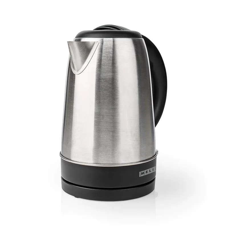 Bild 1 för Vattenkokare, 1,7L, 2200W, rostfritt stål, 360° botten