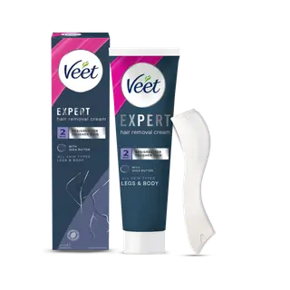 Produktfoto för Veet Expert Hårborttagningskräm Alla hudtyper ben & Kropp 200 ml