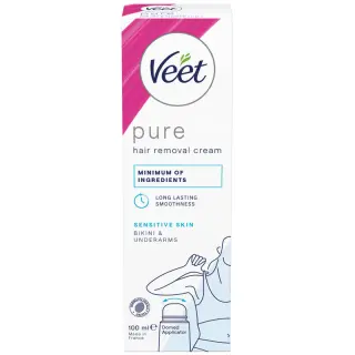 Produktfoto för Veet Hårborttagningskräm Bikini & Underarm 100 ml
