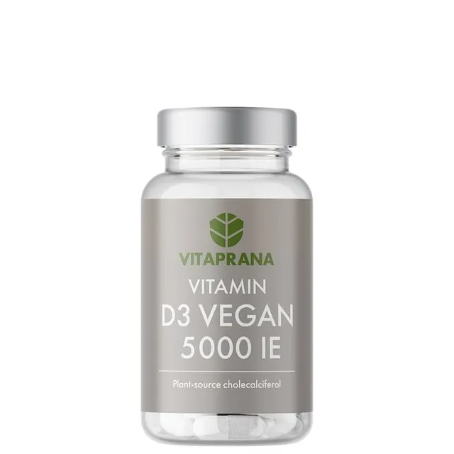 Alternativ bild 0 för Vegansk Vitamin D3 5000 IE, 110 kapslar