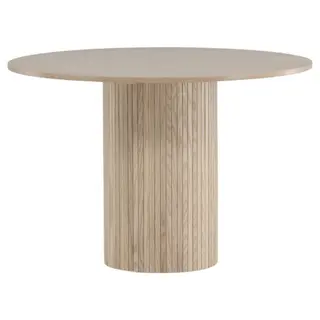 Produktfoto för Venture Design, Bianca Matbord Ø110 Vitputsad