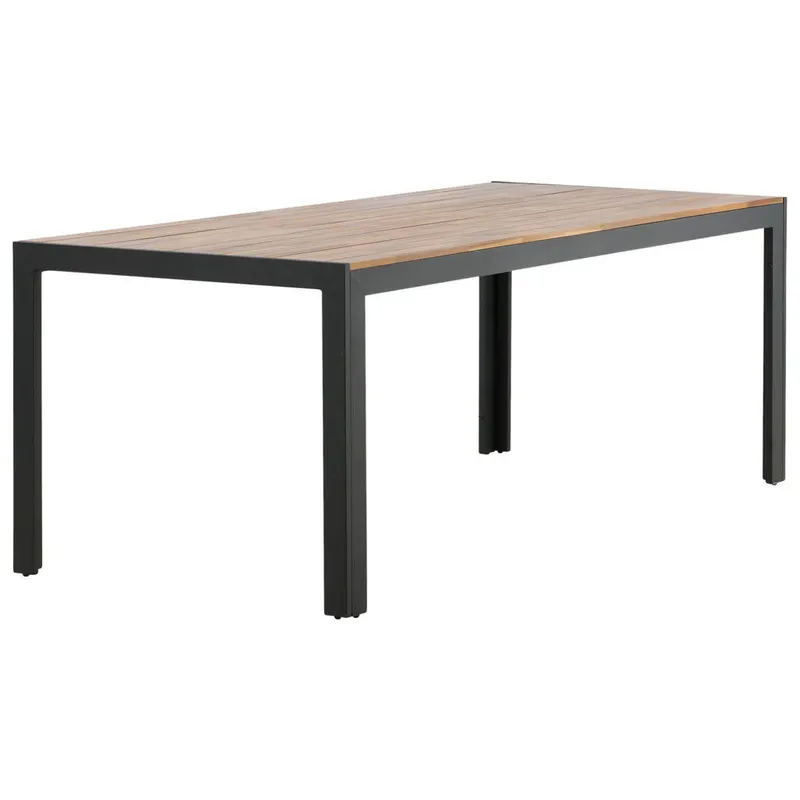 Bild 4 för Venture Design, Bois matbord 90x205 cm Svart/Akacia