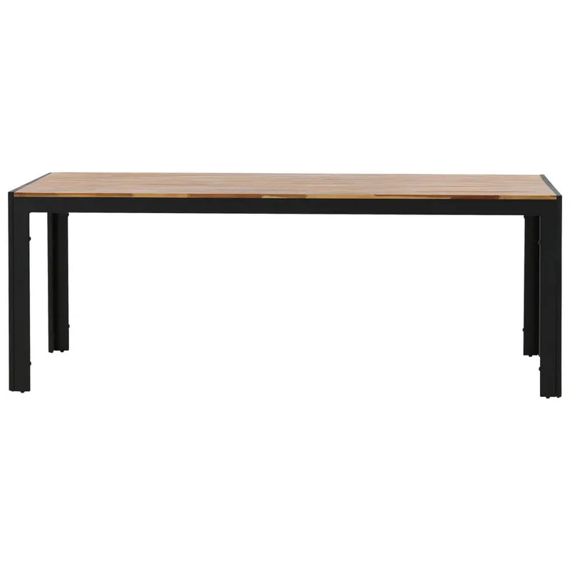 Bild 5 för Venture Design, Bois matbord 90x205 cm Svart/Akacia
