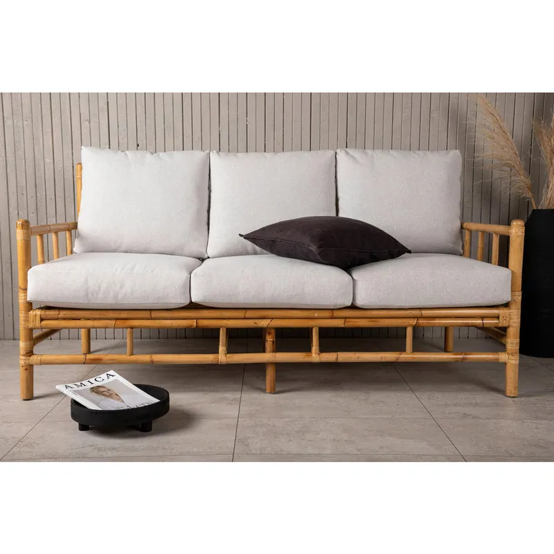 Bild 3 för Venture Design, Cane 3-sits soffa Bambu