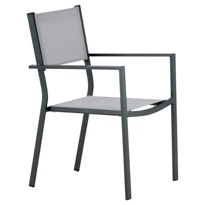 Bild 2 för Venture Design, Copacabana Matstol Svart/Grå 2-pack