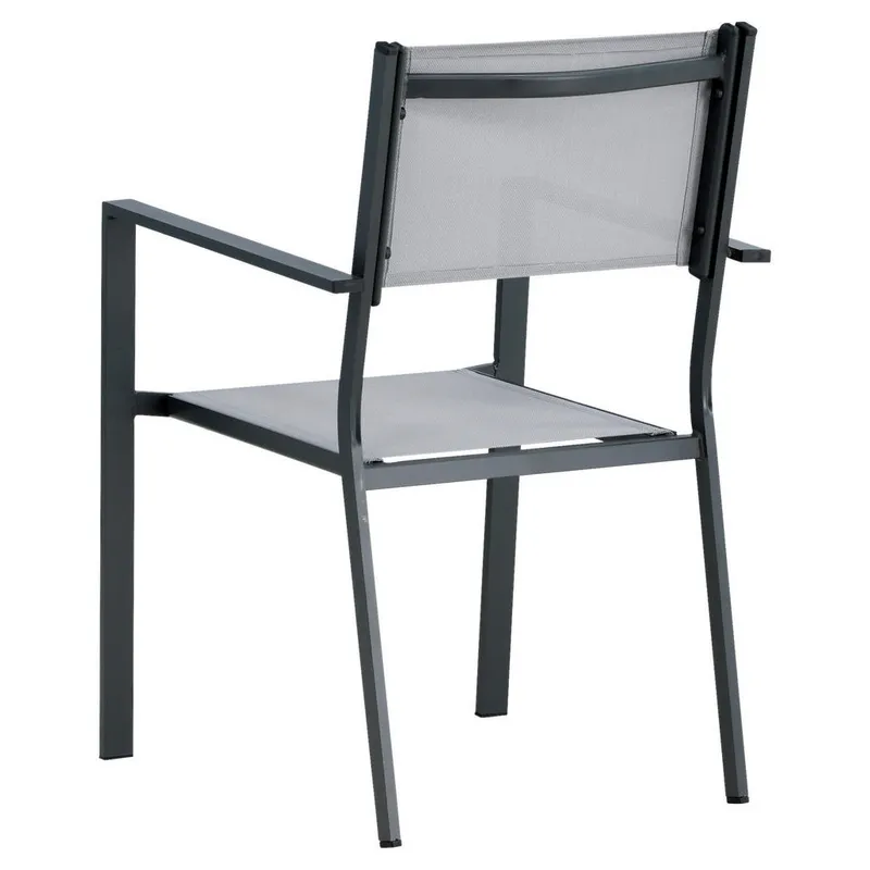 Bild 4 för Venture Design, Copacabana Matstol Svart/Grå 2-pack