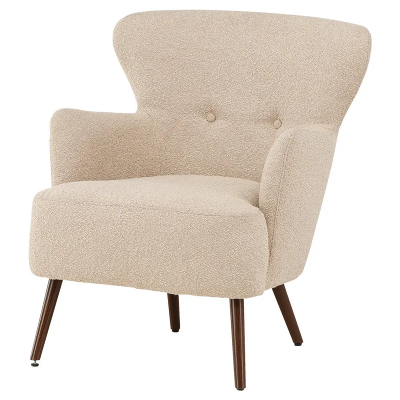 Bild 5 för Venture Design, Lincoln Fåtölj Beige Boucle