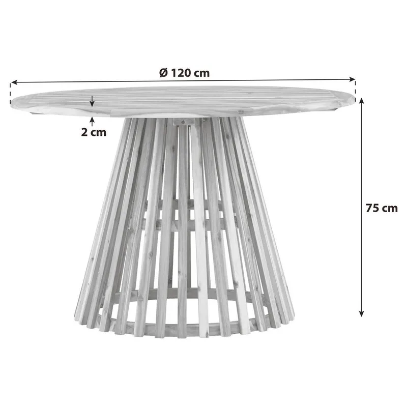 Bild 4 för Venture Design, Lumpur Matbord Ø120 cm