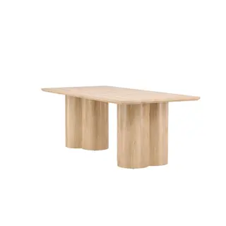 Produktfoto för Venture Design, Olivia matbord 100x210 cm Vitputsad