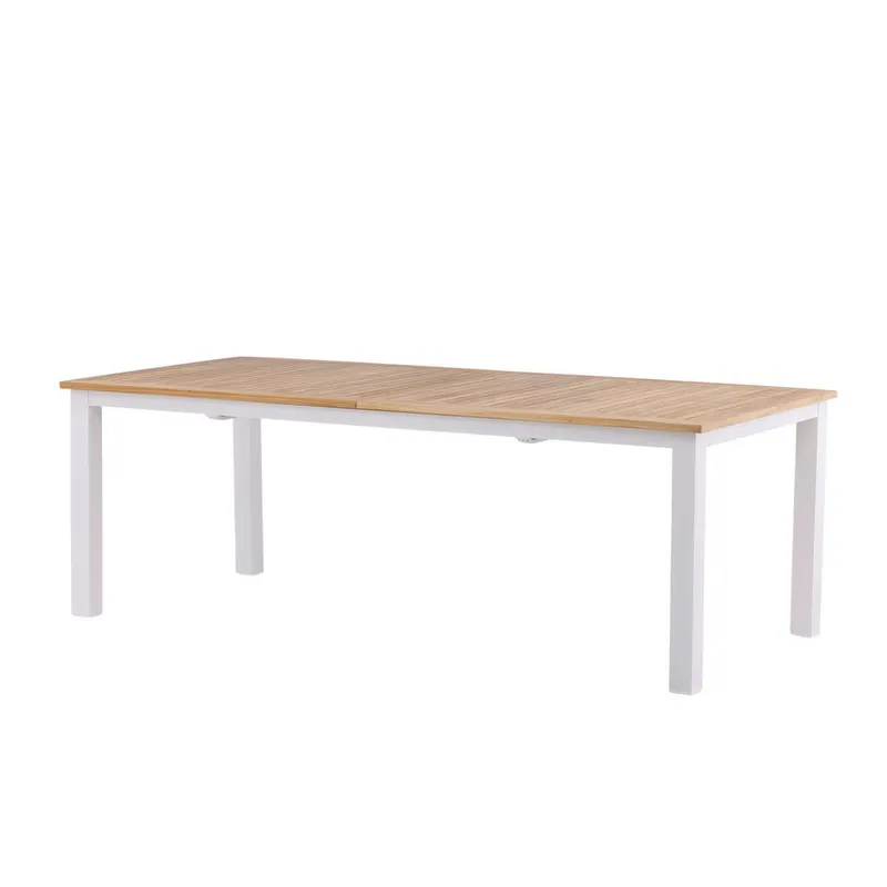 Bild 1 för Venture Design, Panama Matbord 224-324x100 cm Vit/Teak