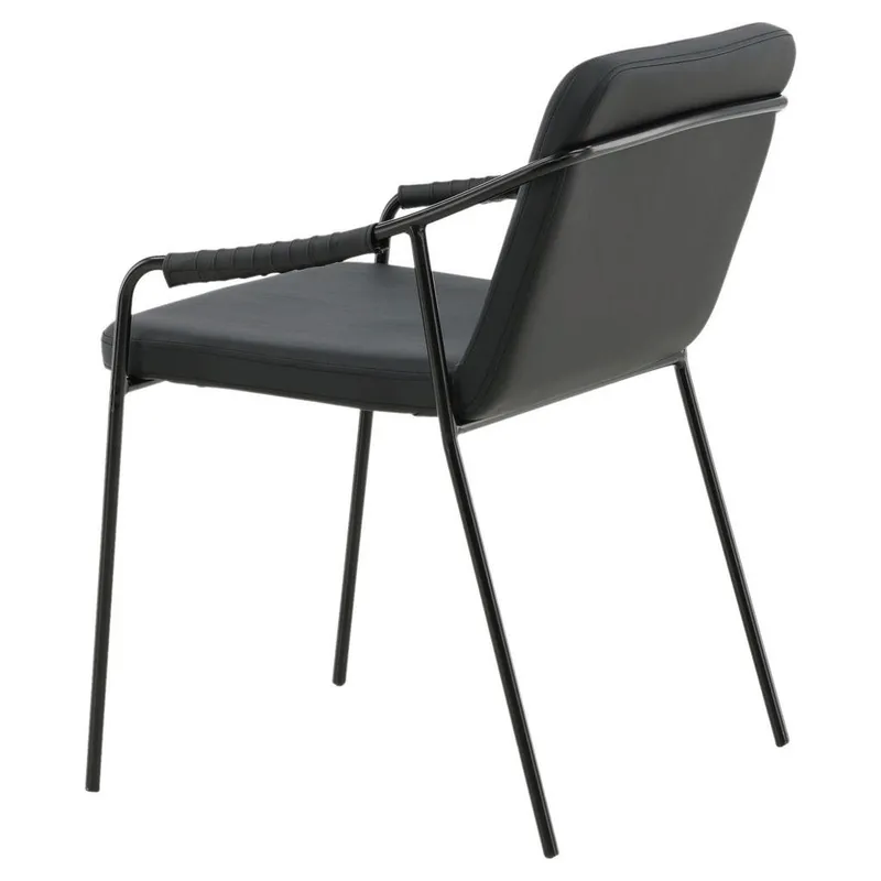 Bild 2 för Venture Design, Tvist Matstol Svart PU 2-pack