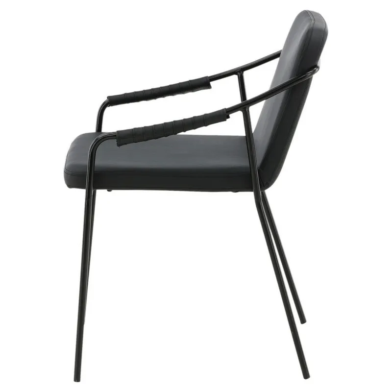 Bild 4 för Venture Design, Tvist Matstol Svart PU 2-pack