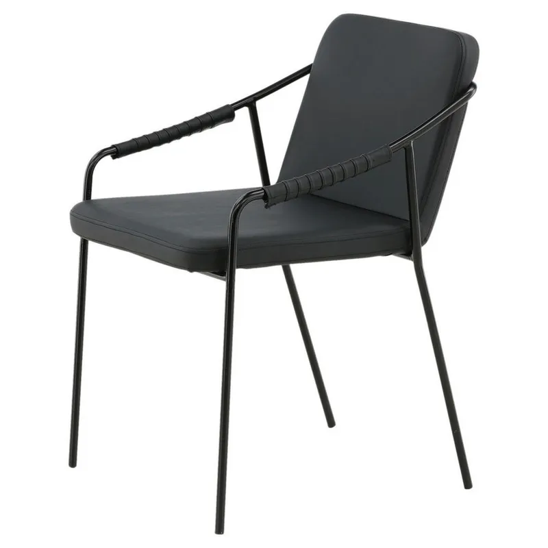 Bild 5 för Venture Design, Tvist Matstol Svart PU 2-pack