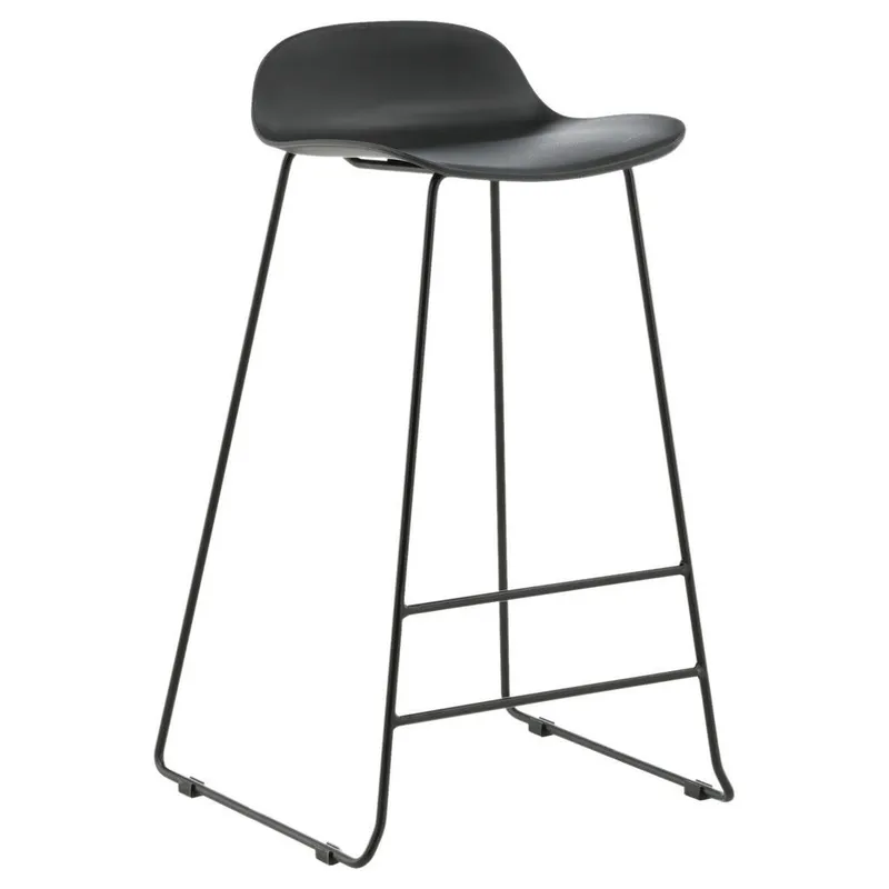 Bild 1 för Venture Design, Wave barstol svart 2-pack