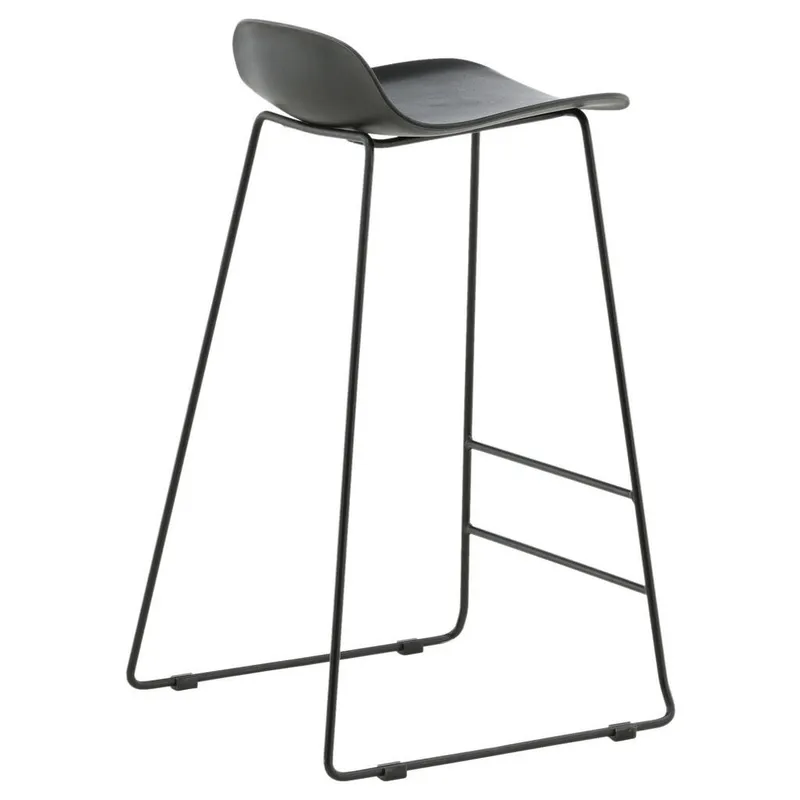 Bild 4 för Venture Design, Wave barstol svart 2-pack