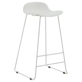 Produktfoto för Venture Design, Wave barstol vit 2-pack