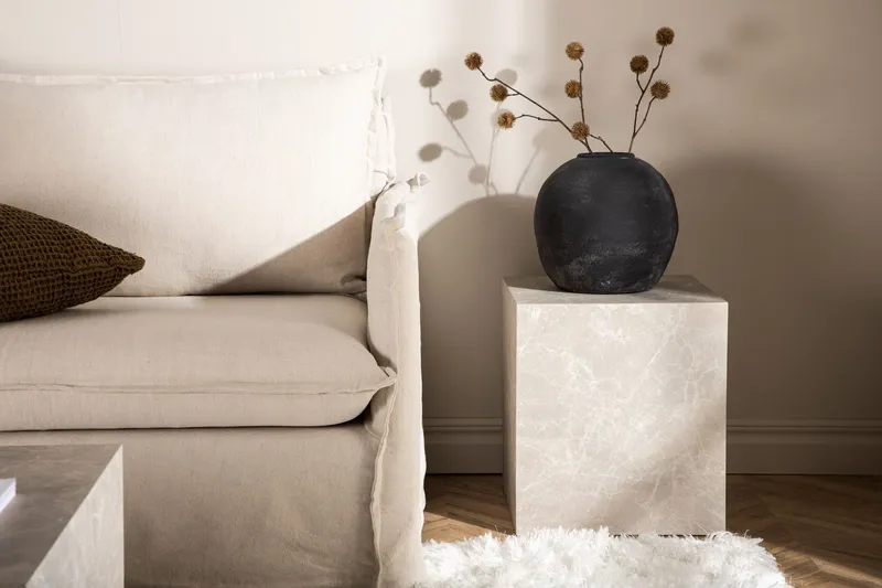 Bild 2 för Venture Design, York Soffbord 40x40 cm Beige