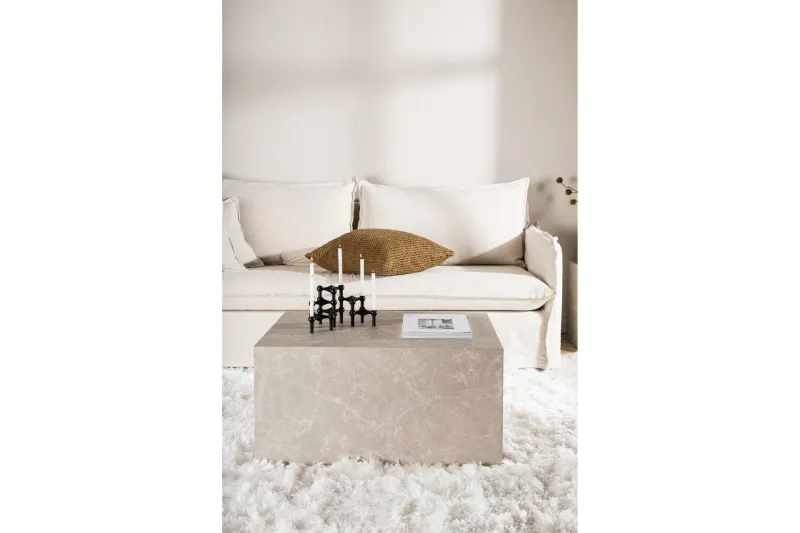 Bild 2 för Venture Design, York Soffbord 60x80 cm Beige