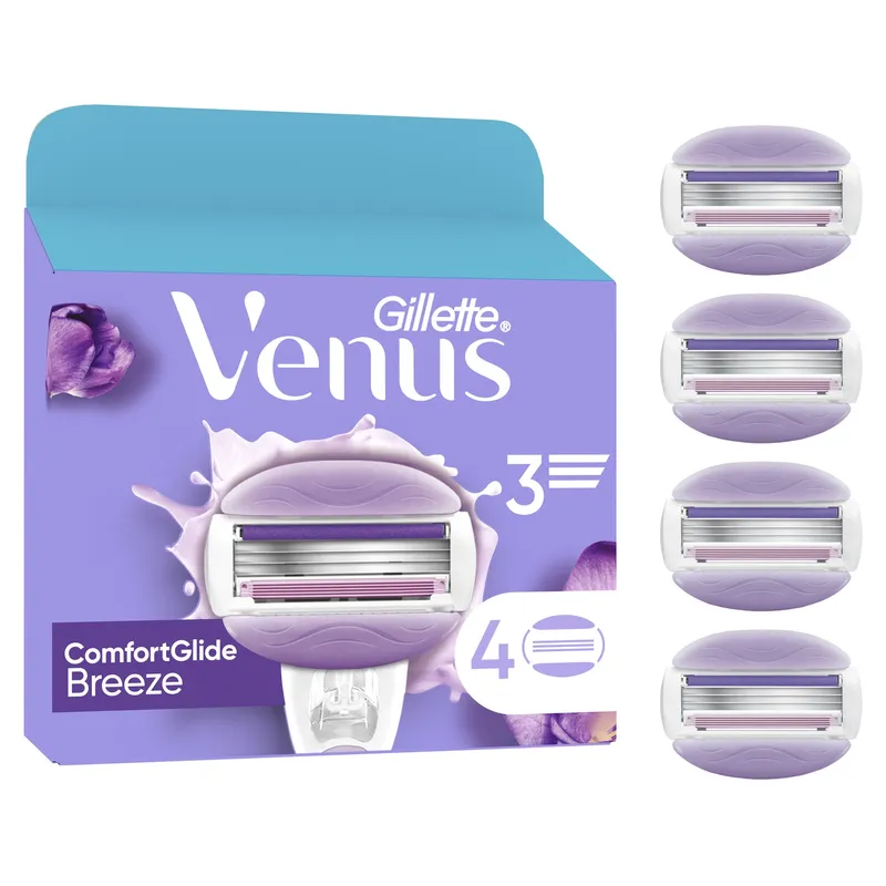 Bild 2 för Venus Comfortglide Breeze Razor Blades 4 st