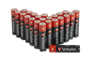 Produktfoto för Verbatim ALKALINE BATTERY AAA - Pakke med 24 stk
