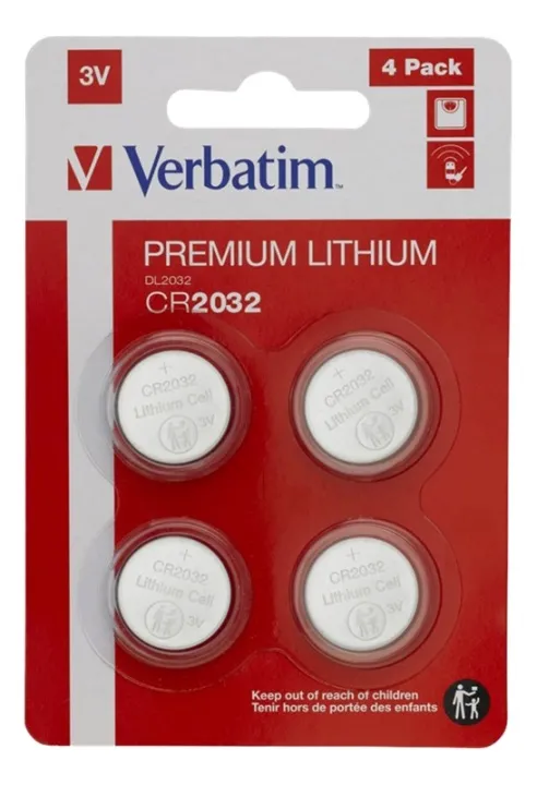 Alternativ bild 0 för Verbatim - Batteri 4 x CR2032 - Li