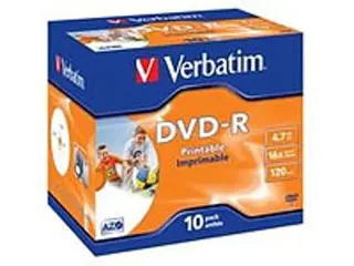 Produktfoto för Verbatim Dvd-r X 10 4.7gb