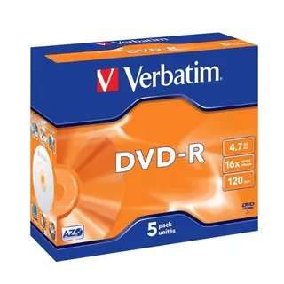 Produktfoto för Verbatim Dvd-r X 5 4.7gb
