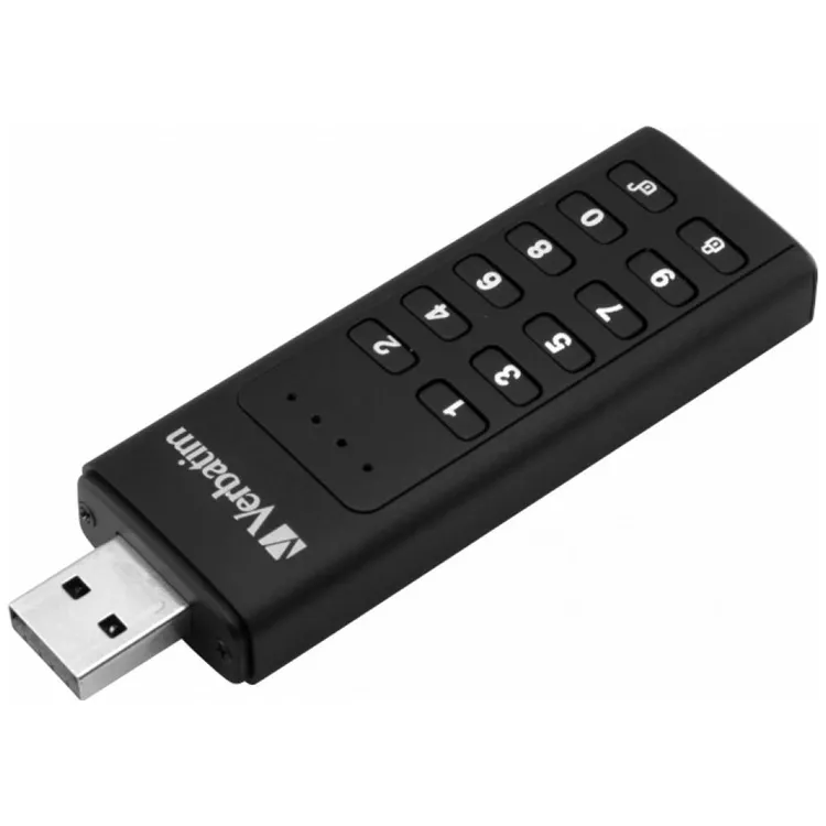 Alternativ bild 0 för Verbatim Keypad Secure - 128GB - USB-minne