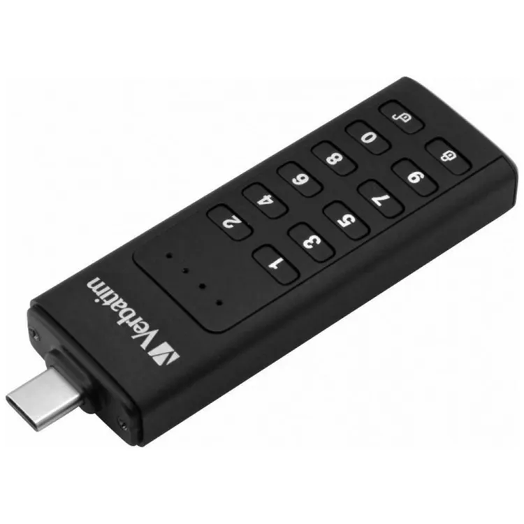 Alternativ bild 0 för Verbatim Keypad Secure - 64GB - USB-minne