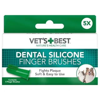 Produktfoto för Vets Best Finger brush 5 pcs.