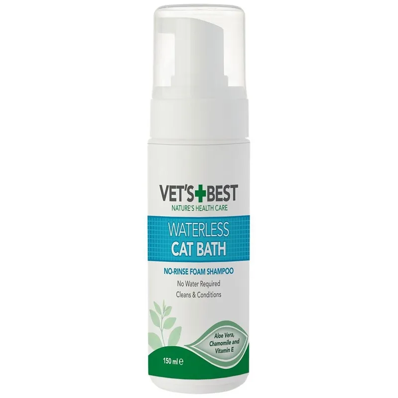 Bild 1 för Vets Best tørshampoo til katte 150 ml