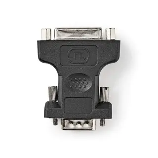 Produktfoto för VGA-adapter, VGA Hane till DVI-I 24+5-Pin Hona