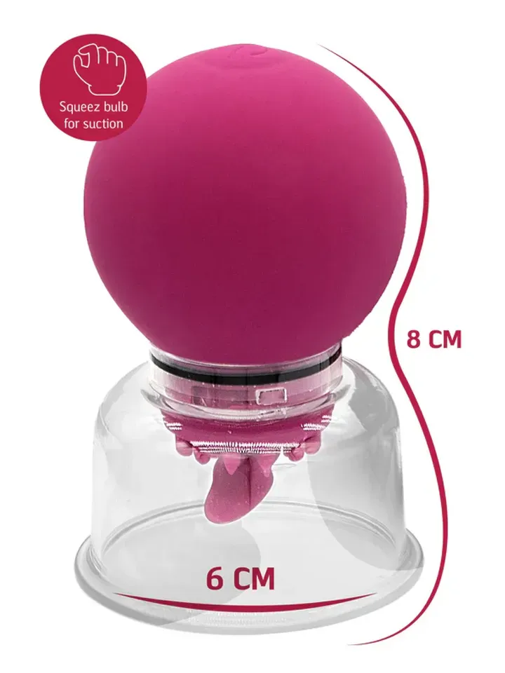 Bild 2 för Vibrating &amp; Rotating Nipple &amp; Clitoral Pump