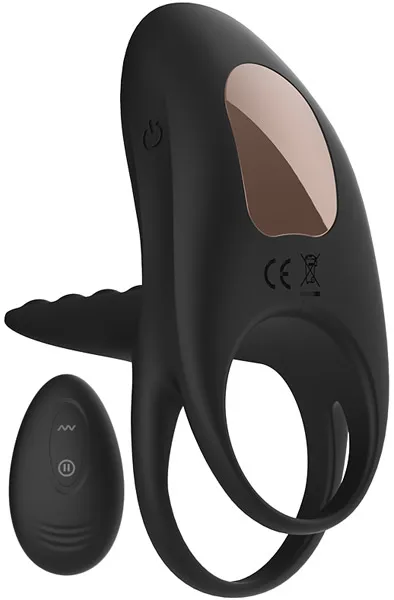 Bild 1 för Vibrating Cock Ring With Remote Penisring med vibrator
