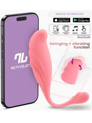 Produktfoto för Vibrating Egg With Waving & App Appstyrt vibrerande ägg